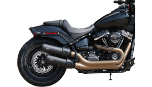 S&S Cycle Grand National Slip Ons for Harley Davidson '18-Up M8 Softail Fat Bob