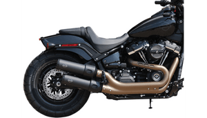 S&S Cycle Grand National Slip Ons for Harley Davidson '18-Up M8 Softail Fat Bob