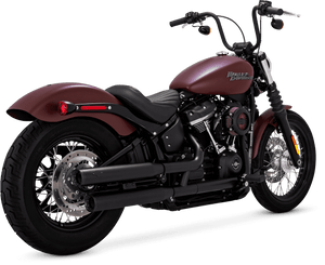 Vance & Hines Eliminator 300 Slip On Mufflers for 2018-Up Harley Davidson Softail Models - Black (Click for fitment) 49-state emissions compliant