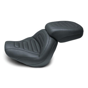 Mustang Seats Touring Solo Seat for Harley Davidson 2018-Up Fatbob Models - Pillion Sold Separately