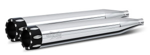 RCX 3" Tip Compatible Slip On Mufflers for '15-24 Indian Scout (Choose from 8 Tip Styles and Chrome or Black Muffler Bodies)