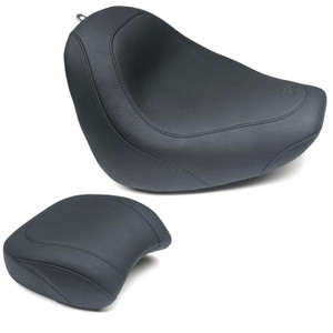 Mustang Wide Tripper Solo Seat For '18-Up Harley Davidson Softail Fat Bob (Pillion Sold Separately)
