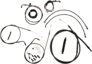 LA Choppers Complete Handlebar Cable Kit for '16-17 Harley-Davidson Breakout FXSB with 12"-14" Ape Hangers