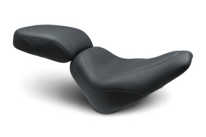 Mustang Passenger Pillion Wide Tripper Solo Seat for Harley-Davidson Softail Slim '18-21