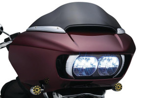 Kuryakyn Windshield Side Trims for '15-21 Road Glide - Chrome