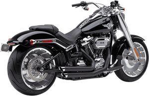 Cobra Speedster Slashdown Exhaust for '18-24 Harley Davidson Breakout 114, Fat Boy 114 and Sport Glide - Black