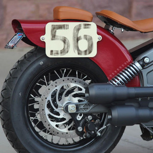 Klock Werks Number Plate Kit for '15-24 Indian Scout and Scout Sixty Models