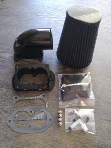 ForceWinder XR Square Port for Kawasaki Mean Streak - Black
