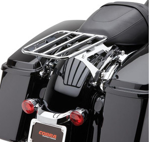 Cobra Detachable Luggage Rack for '09-20 Harley-Davidson Touring Models (Choose Chrome or Black)