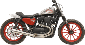 Bassani Road Rage III High Output Exhaust 2-into-1 System for '04-20 Harley-Davidson XL 1200 Sportster - Stainless