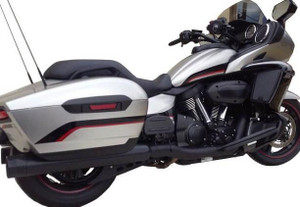 TAB Performance B.A.M. Stick Slip On Mufflers for '18-Up Yamaha Venture and Eluder Models (Choose Chrome or Black)