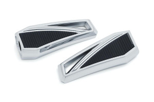 Kuryakyn Phantom Footpegs (Requires Splined Adapters) Select Chrome or Black