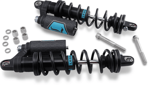Legend Revo Arc Piggyback Rear Shocks for '99-17 Harley Davidson Dyna (4 Sizes)