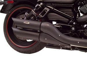 茶*丸様 ハーレーV-ROD 用Tabパフォーマンススリップオンサイレンサー TAB Performance Satin Nickel Slip On Mufflers for VRSCF V-ROD