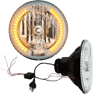 Headwinds 7" Headlight with LED Turn Signals and Control Module for Harley Davidson Models with 7" Headlight