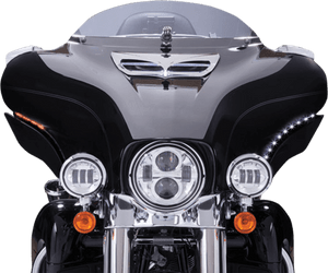 Ciro Bat Blades for '14-Up Harley Davidson Touring with OEM Batwing Fairing