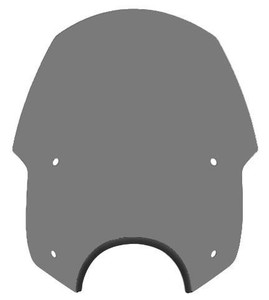 Memphis Shades Alley Cat Sportshield for '17-19 Honda Rebel 300/500