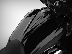 Color Matched Stretched Tank Cover for Harley Touring | West End