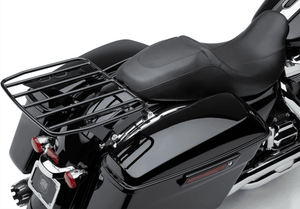 Cobra BA Flat Luggage Rack for '09-Up Harley Davidson Touring - Chrome or Black