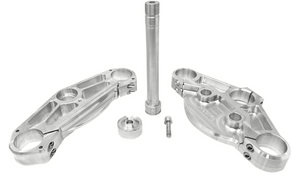 Slyfox 49mm Triple Tree Conversion for '99-13 Harley Davidson FLH Touring - Raw