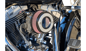 S&S Cycle Air Stinger Air Cleaner with S&S Brushed Ring For Harley Davidson '08-16 Touring and '16-17 Softail, '16-17 FXDLS, '11-12 FLSTE, '13-15 FXSBSE, '14-15 FLSTNSE Models