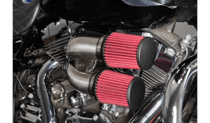 S&S Cycle Tuned Induction Air Cleaner Kit for '08-16 Touring, Trike and '16-17 Softail Models - Stainless Steel