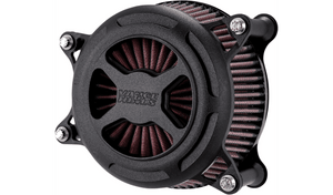 Vance & Hines VO2 X Air Cleaner Kit for '18-21 Harley Davidson Softail Models - Black Wrinkle