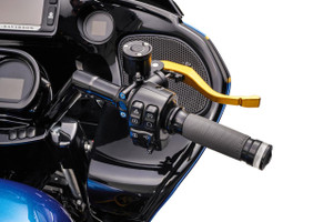 Performance Machine Vision LED Turn Signal Grips for 08-up TBW Harley Davidson Models '08-23 - Chrome or Black