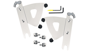 Memphis Shades Trigger Lock Hardware for Warrior Fairing for '00-17 Harley Davidson Fatboy, '00-17 Heritage, '05-17 Deluxe, '12-17 Slim - Polished