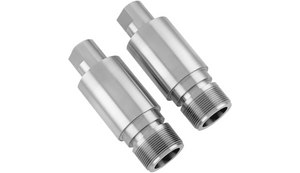 Cycle Visions Chrome Fork Tube Extensions - 49 mm Diameter - Extends +2"