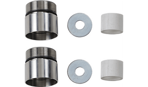 Cycle Visions Chrome Fork Tube Extensions - 49 mm Diameter - Extends +1"