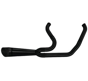 Two Brothers Comp-S Shorty 2-1 Black Full System for '95-16 Harley Davidson Touring Models - Black