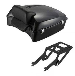 Color Matched Chopped Tour Packs with Two-Up Tour Pack Mount for '00-22 Harley Davidson Softail Models