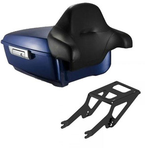 Color Matched King Tour Packs with Two-Up Tour Pack Mount for '00-22 Harley Davidson Softail Models