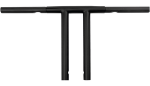 Wild 1 Flatline T-Bars for Harley-Davidson Models - 12" Black