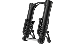Arlen Ness Method No Flex Fork Legs for '14-Up Harley Davidson Touring with Custom Radial Mount Brake Caliper