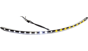 Cycle Visions Electra Light Windshield Trim for '99-13 Harley Davidson FLHT/FLHX/ FL Trikes - Chrome