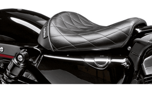 LePera Bare Bones Solo Seat for '10-Up Forty-Eight & '12-16 Seventy-Two -Diamond Stitch