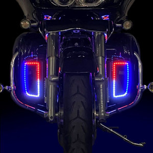 Custom Dynamics Saddlebag Latch Lights for '99-Up Harley Davidson