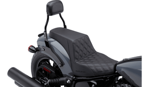 Cobra Mini Detachable Backrest for '22-Up Indian Chief - Black