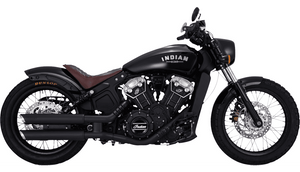 Vance & Hines  3" Twin Slash Slip-On Mufflers for '15-24 Indian Scout - Black (49-state emissions compliant)