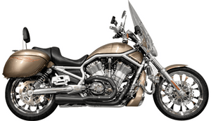 Trask 2:1 Exhaust System '07-17 Harley Davidson V-Rod Models - Ceramic Black