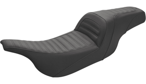 Saddlemen Slim Seat for '97-07 Harley Davidson FLH/FLT Touring - Slim Roll & Pleat Seat