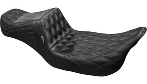 LePera Tailwhip Daddy Long Legs Seat for '08-Up Harley Davidson Touring Models - Double Diamond - (Not for '24-Up FLHX/FLTR Models) Select Thread Color