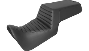 Saddlemen Step Up Seat '21-Up Harley Davidson Pan America - Rear Smooth/Front Tuck-n-Roll - Standard