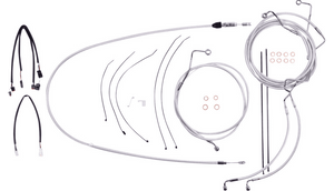Magnum Shielding Sterling Chromite II Designer Handlebar Installation Kit for '21-22 Harley Davidson FLTR Road Glide - 15"-17" Ape Hangers