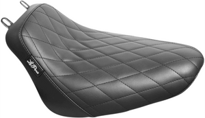 LePera Bare Bones Solo Seat for '18-Up Harley Davidson Heritage and Deluxe Models - Diamond Stitch