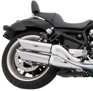 TAB Performance Slash Cut Slip On Mufflers for VROD Night Rod