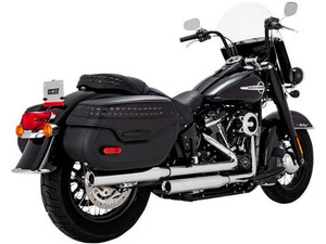 Vance & Hines Eliminator 300 Slip-ons for '18-Up Harley-Davidson Heritage & Deluxe models - Chrome (49-state emissions compliant)