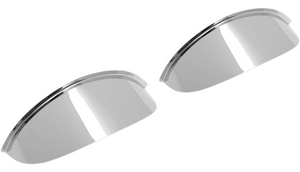 Drag Specialties 4.5" Highway Lamp Visors - Chrome